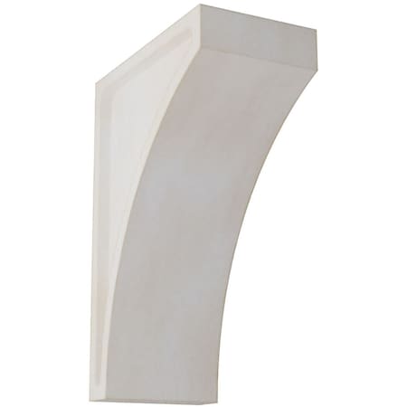 Ekena Millwork 3"W x 5 1/2"D x 8"H Medium Lawson Wood Vintage Decor Corbel, Chalk Dust White CORWD03X05X08LWWH
